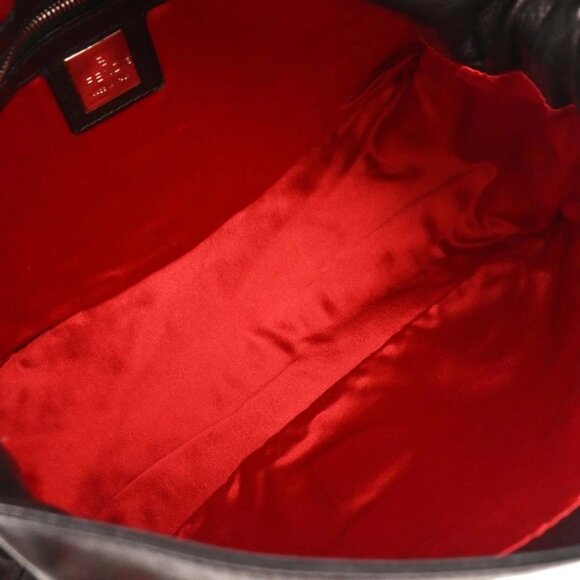 Fendi Black Lambskin Baguette Mamma Handbag - Picture 7 of 10